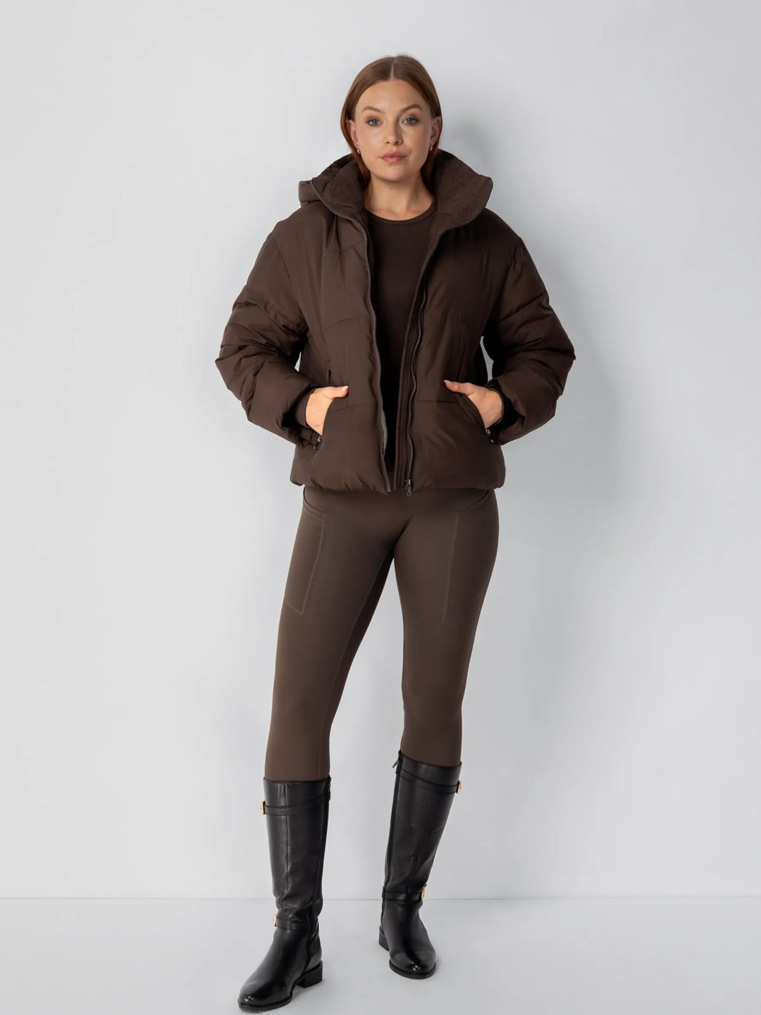 WarmCore™ Classic Short Detachable Hooded Puffer Jacket