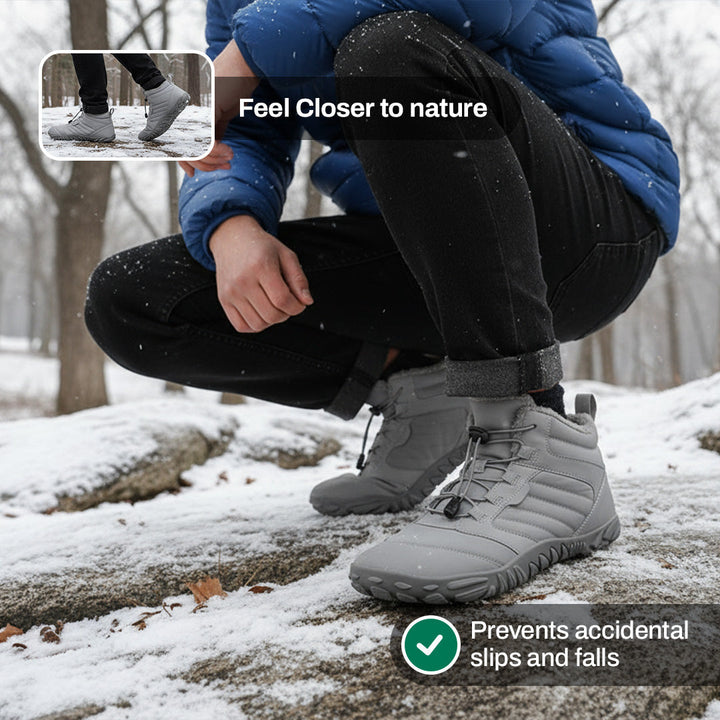 Snow Trek - Antislip & waterdichte winter barefoot schoen (Unisex)