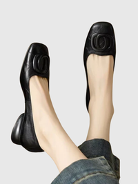 Opium Leren Ballerina's