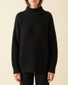 Vrouwen Fern Coltrui - Oversized Chunky Brei Met Verlaagde Schouders