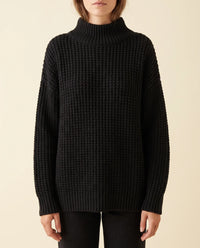 Vrouwen Fern Coltrui - Oversized Chunky Brei Met Verlaagde Schouders