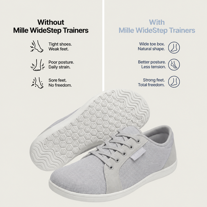 Millie - WideStep Sneakers (Brede Pasvorm)
