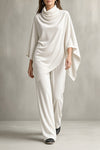 Monica Velvet Set - White