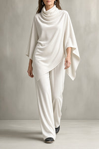 Monica Velvet Set - White