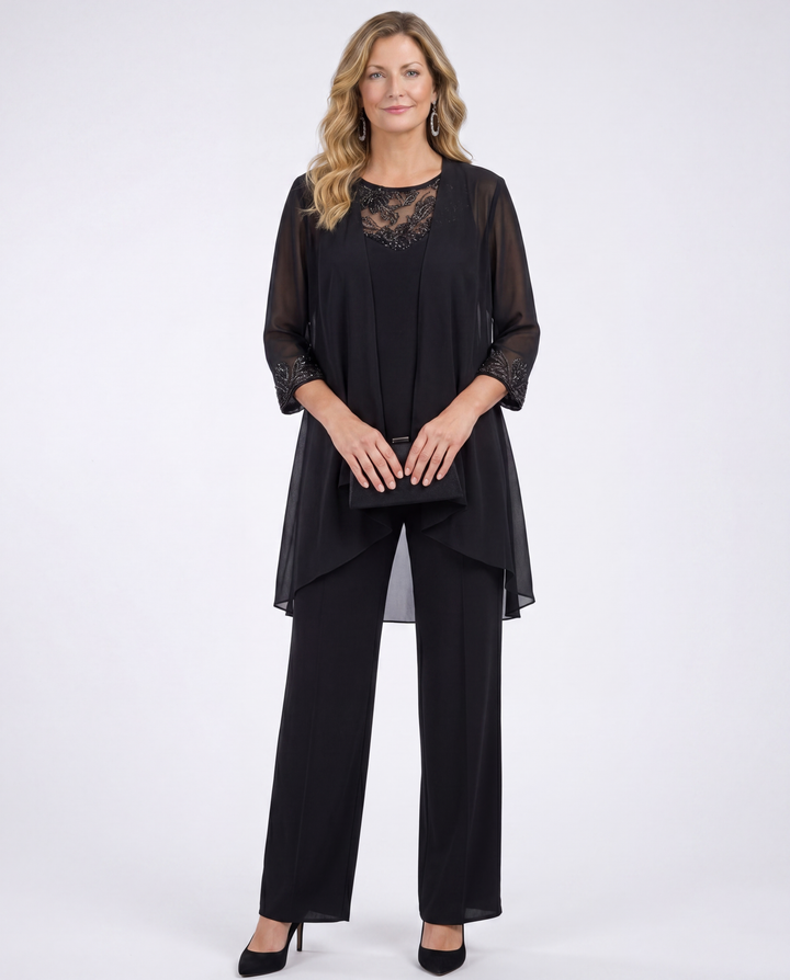 Lillie™ - Minimalistische stijl klassieke drie-delige set