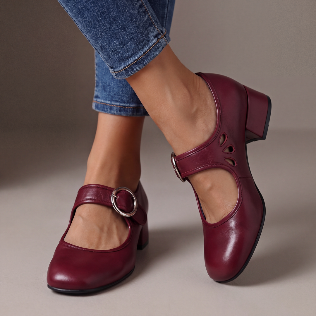 Josephine | Leren Comfort Sandalen