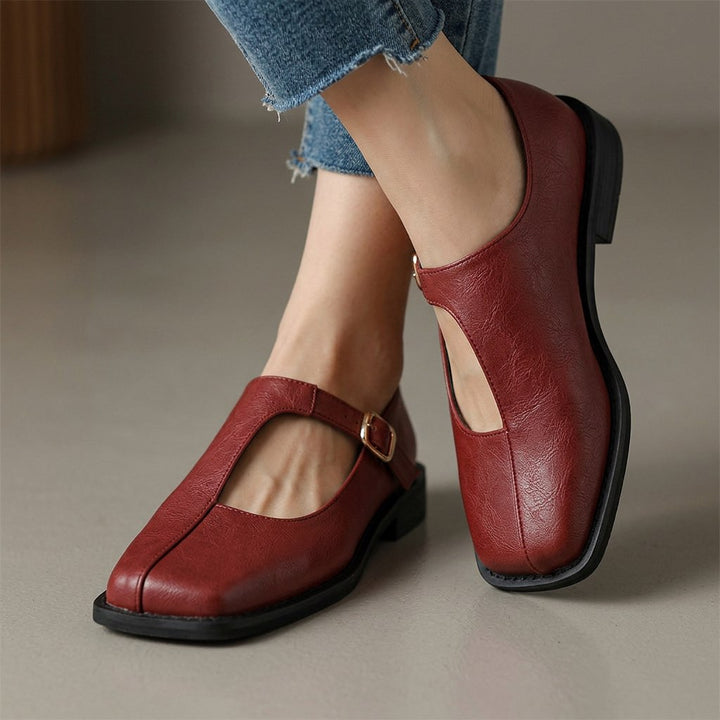 Kelly | Comfort Leren Ballerina's