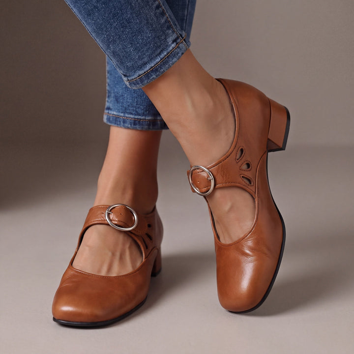 Josephine | Leren Comfort Sandalen