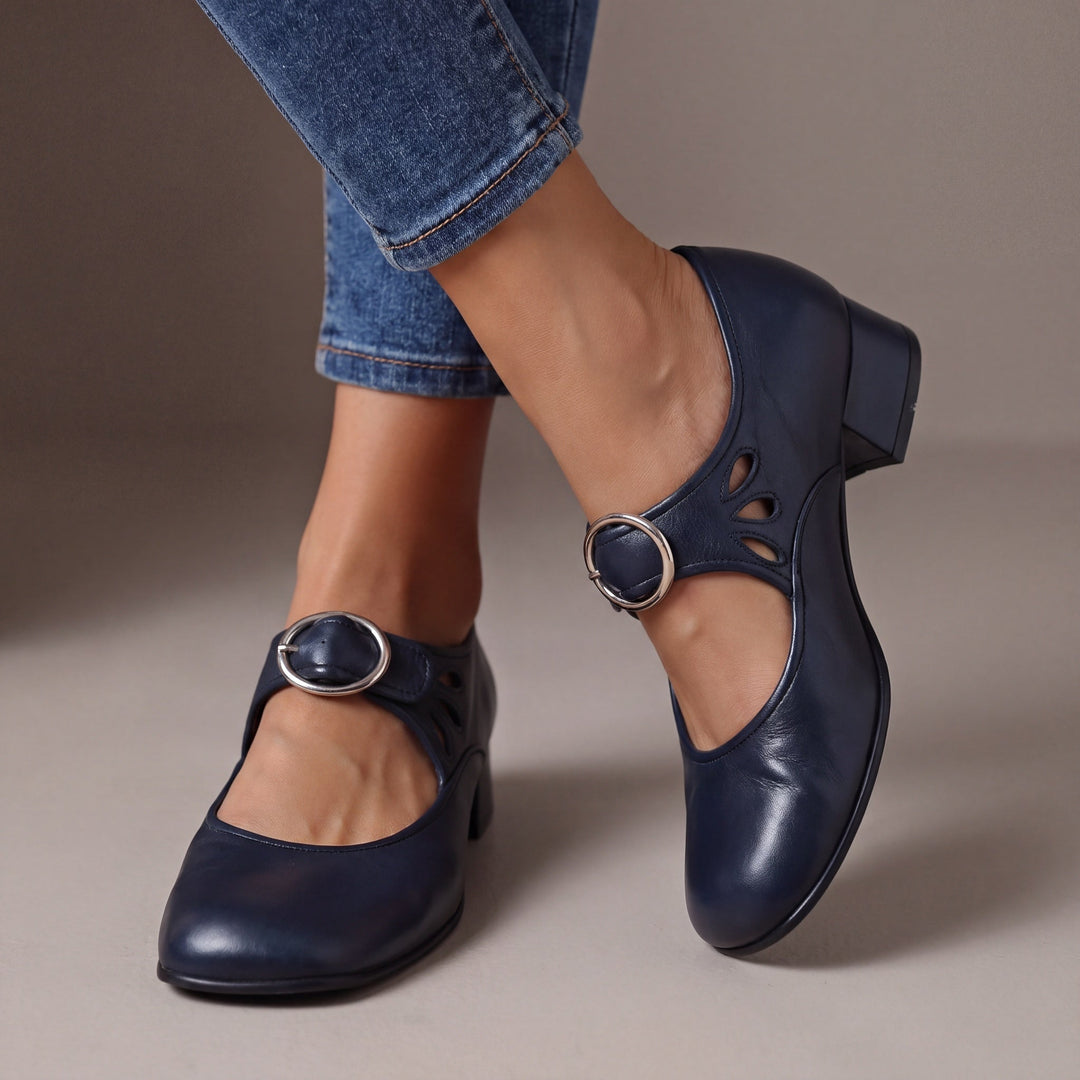 Josephine | Leren Comfort Sandalen