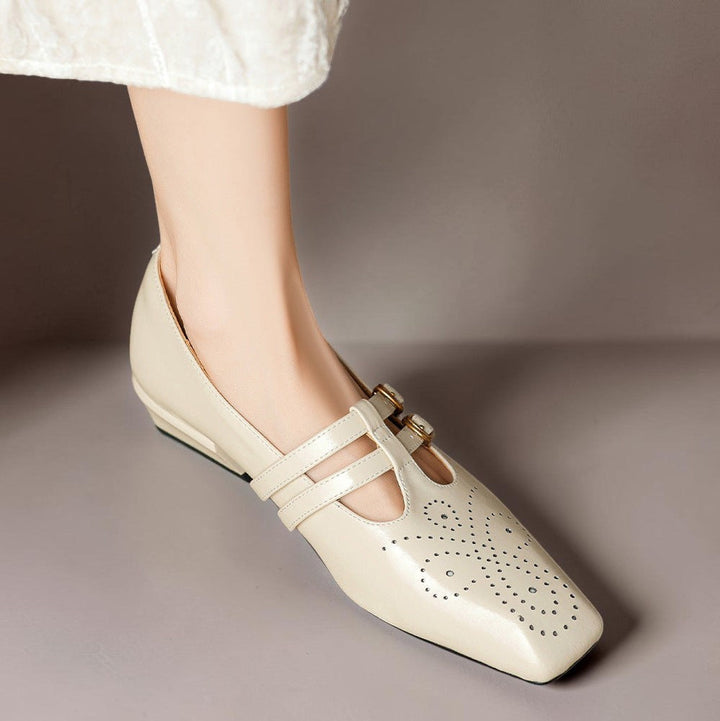 Marisol | Brogue Dubbelriem Mary Jane Pump