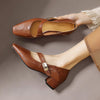 Quera | Gechiseled Vierkante Neus Mary Jane Pump