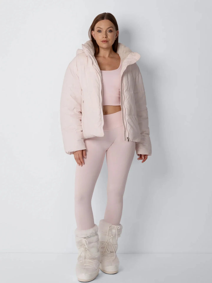 WarmCore™ Classic Short Detachable Hooded Puffer Jacket