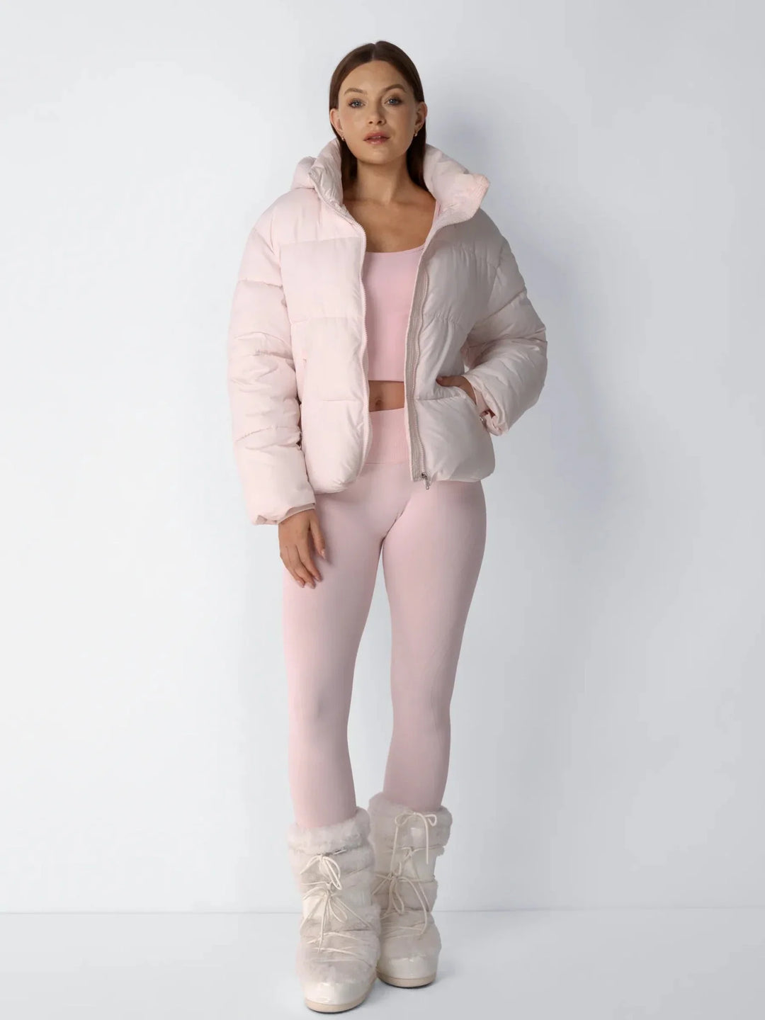 WarmCore™ Classic Short Detachable Hooded Puffer Jacket