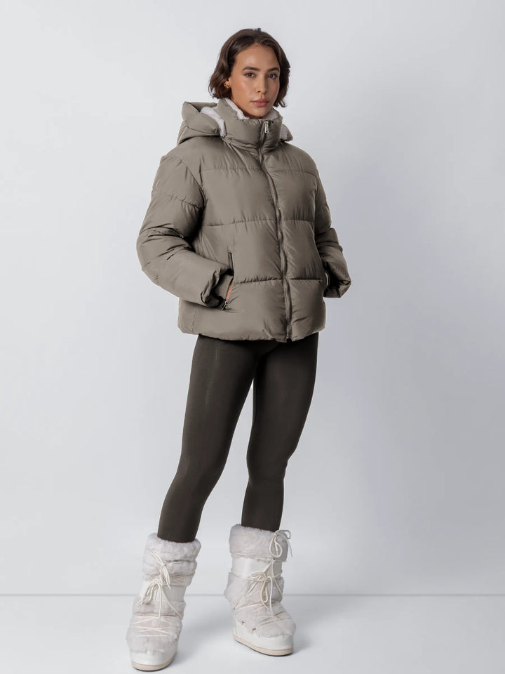 WarmCore™ Classic Short Detachable Hooded Puffer Jacket