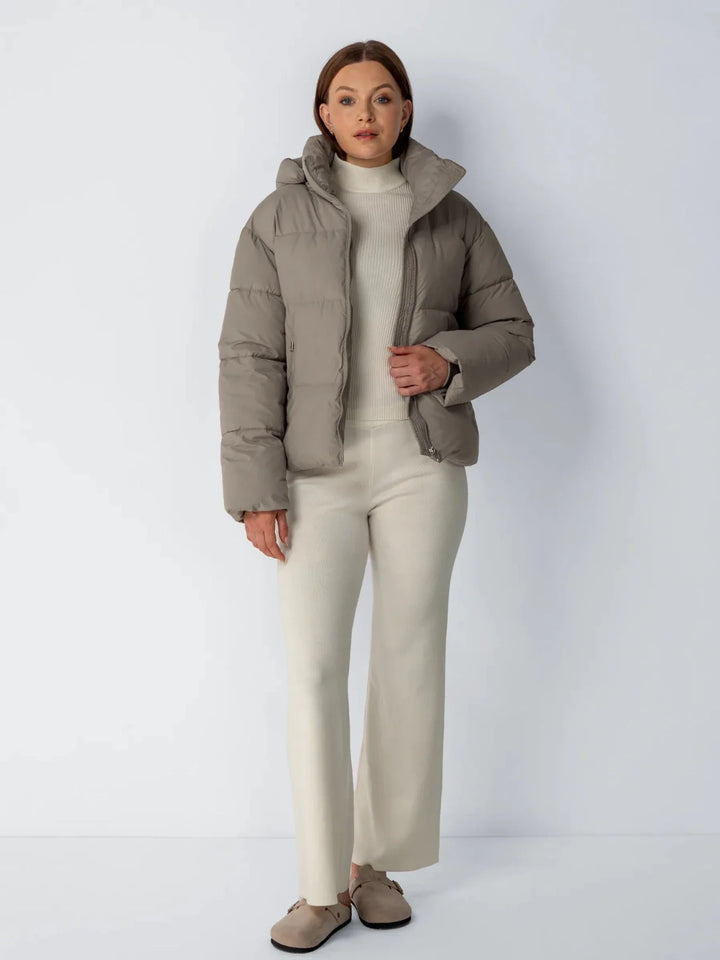 WarmCore™ Classic Short Detachable Hooded Puffer Jacket