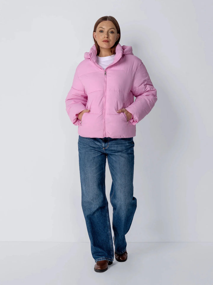 WarmCore™ Classic Short Detachable Hooded Puffer Jacket