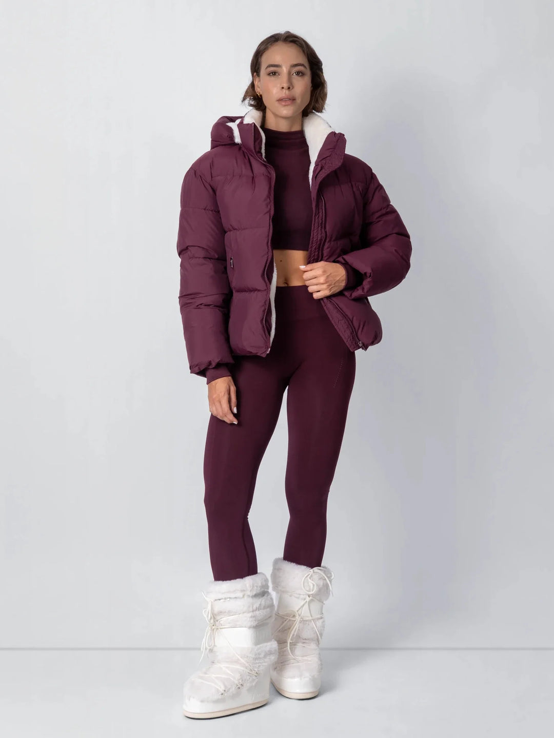 WarmCore™ Classic Short Detachable Hooded Puffer Jacket
