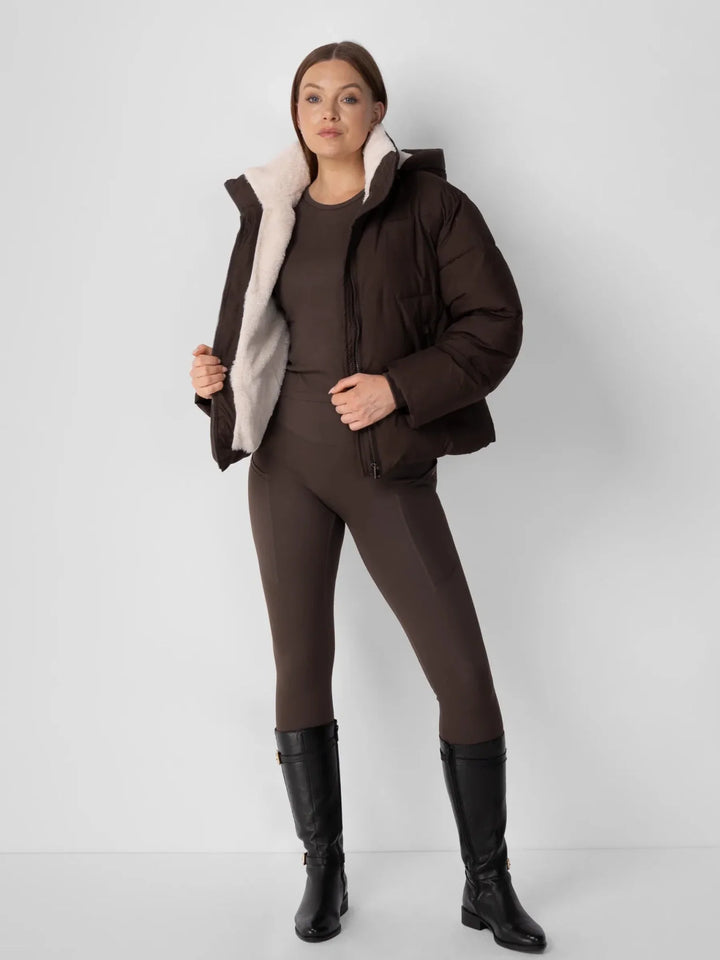 WarmCore™ Classic Short Detachable Hooded Puffer Jacket