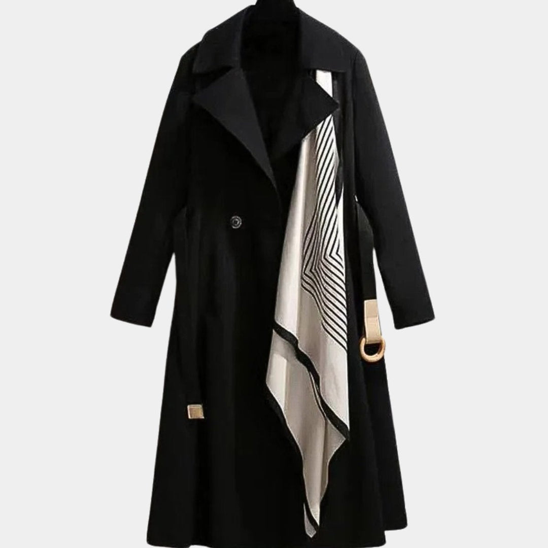 Clarice | Klassieke midi-trenchcoat met ceintuur