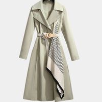 Clarice | Klassieke midi-trenchcoat met ceintuur