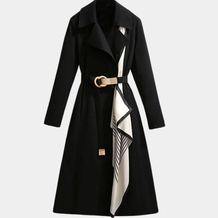 Clarice | Klassieke midi-trenchcoat met ceintuur