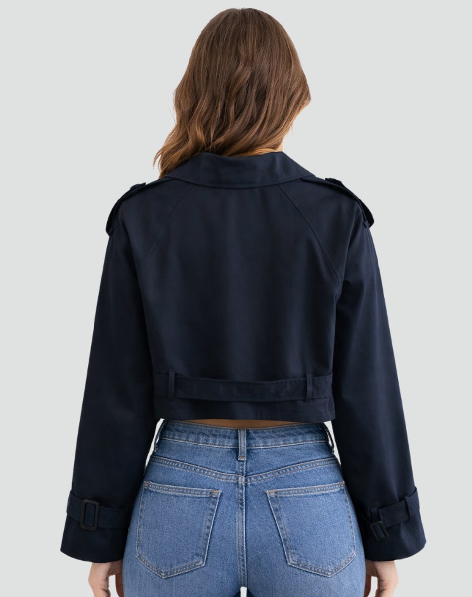 Juliana | Korte trenchcoat met ceintuur