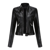 Lucia | Cropped Moto Jacket
