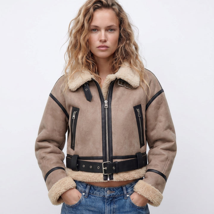 Verena | Korte aviator bomberjack