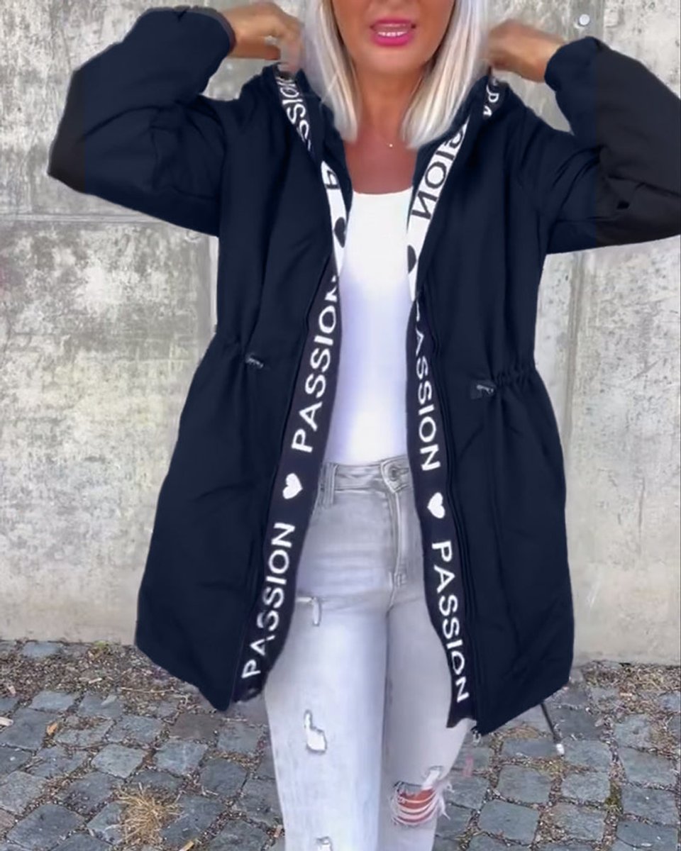 Camila | Gewatteerde midi parka met capuchon