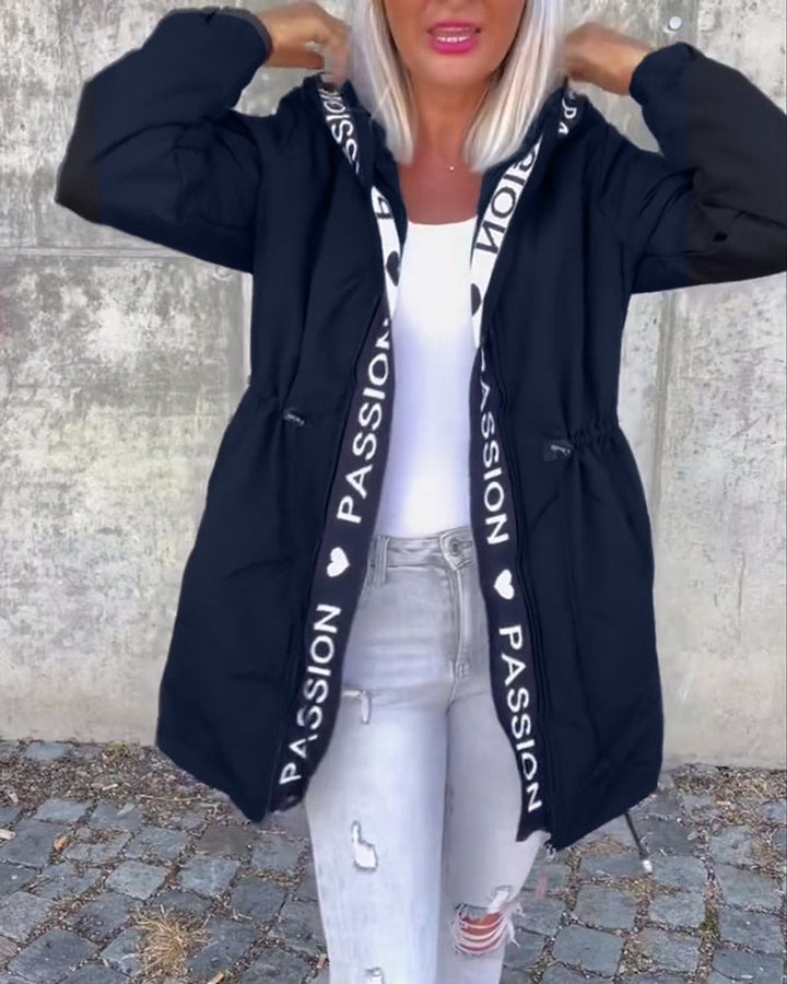 Camila | Gewatteerde midi parka met capuchon