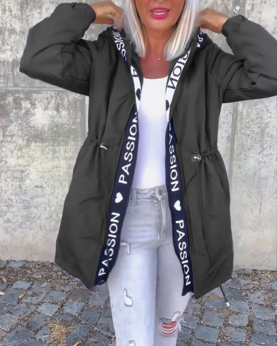 Camila | Gewatteerde midi parka met capuchon
