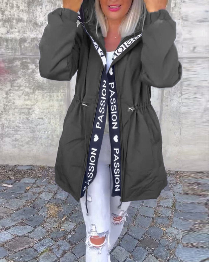 Camila | Gewatteerde midi parka met capuchon