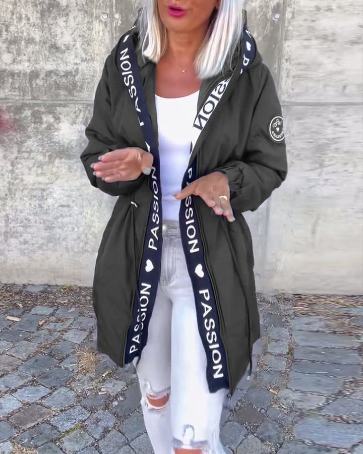 Corinne | Gewatteerde Midi Parka met Capuchon