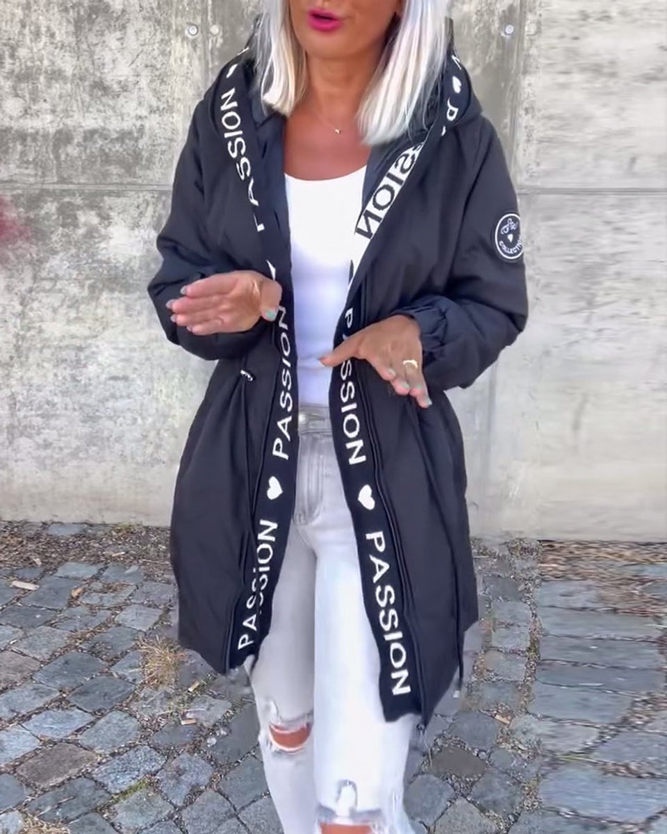 Corinne | Gewatteerde Midi Parka met Capuchon
