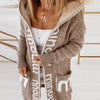 Rosabel | Gevoerde gebreide cardigan met open voorpand