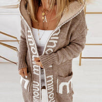 Rosabel | Gevoerde gebreide cardigan met open voorpand