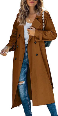 Juliet | Trenchcoat met ceintuur en dubbele knopenrij