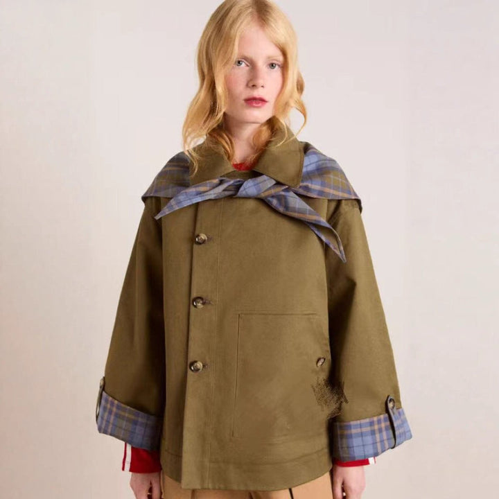 Lorna | Oversized jas met zakken en dubbele knopenrij