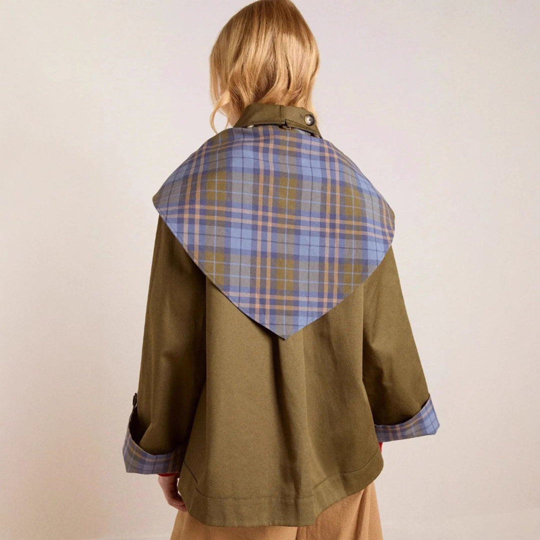 Lorna | Oversized jas met zakken en dubbele knopenrij