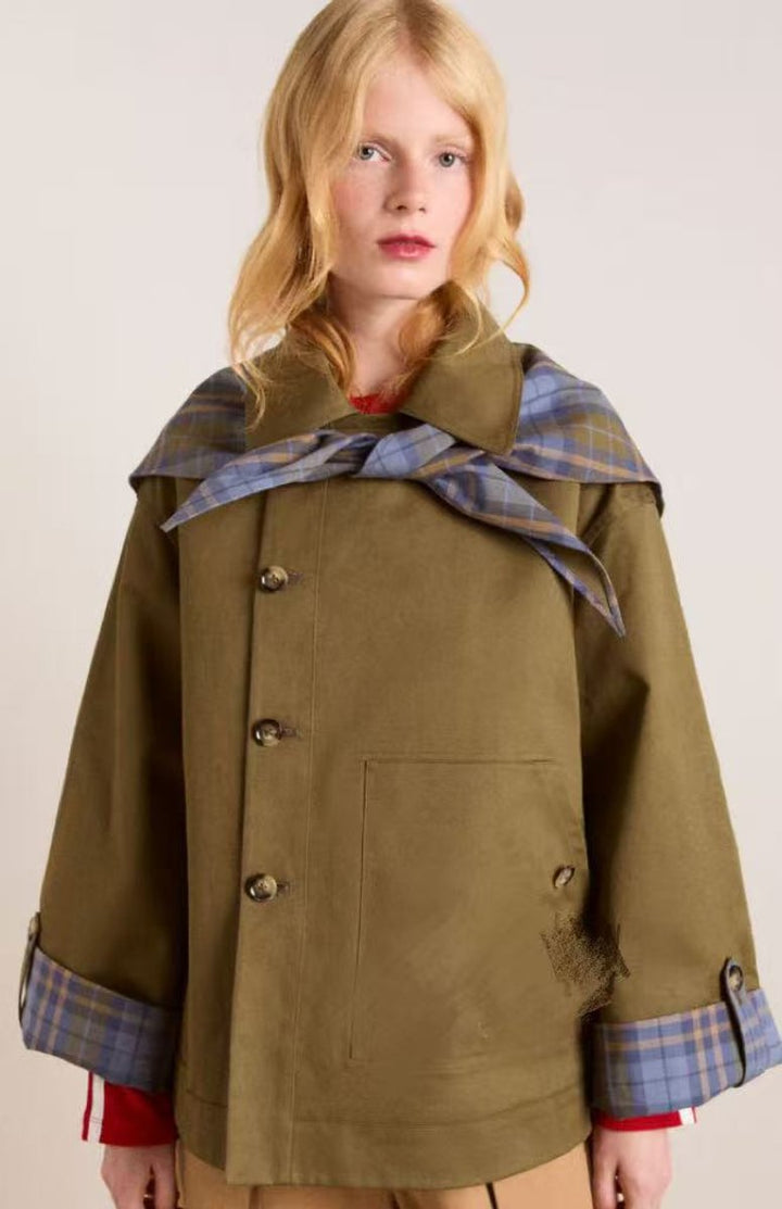 Lorna | Oversized jas met zakken en dubbele knopenrij