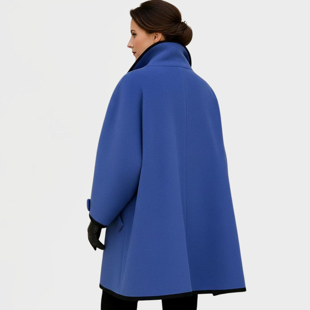 Georgiana | Oversized Contrast-Trim Jas
